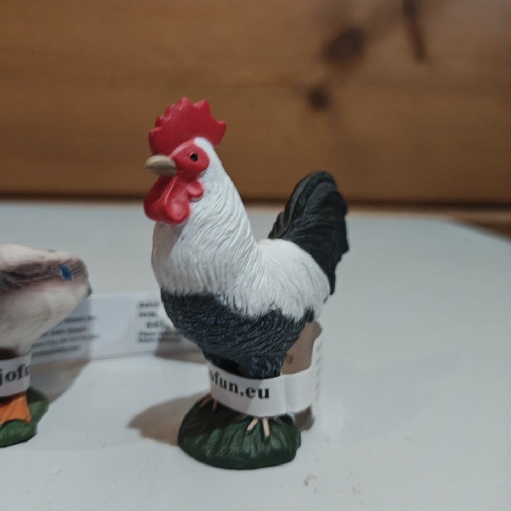 Lot of 3 Mojo Farm Birds Rooster Mallard Duck Snowy Owl - Picture 4 of 5